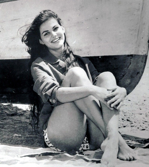 Claudia Cardinale - Sitting in front of Boat Photo Print (8 x 10) - Item # DAP15401