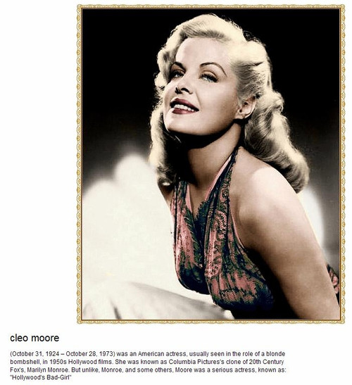 Cleo Moore - Headshot Photo Print (8 x 10) - Item # DAP15589