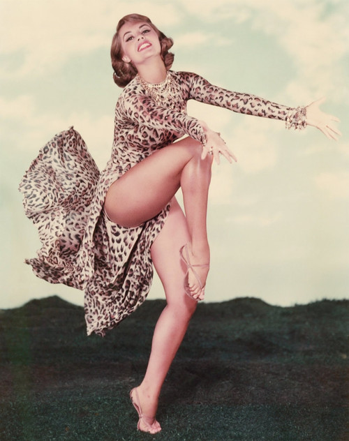 Cyd Charisse - dancing in animal print color Photo Print (8 x 10) - Item # DAP15832