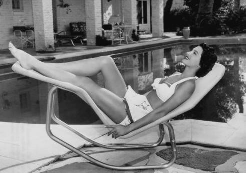 Cyd Charisse - lounging next to pool Photo Print (8 x 10) - Item # DAP15949