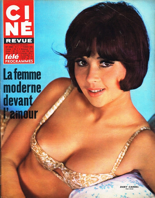 Dany Carrel - Lingerie Magazine Cover Photo Print (8 x 10) - Item # DAP16051