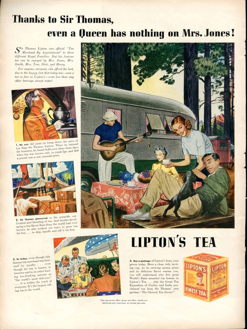 Deanna Durbin - Lipton's Tea Ad Photo Print (8 x 10) - Item # DAP16273