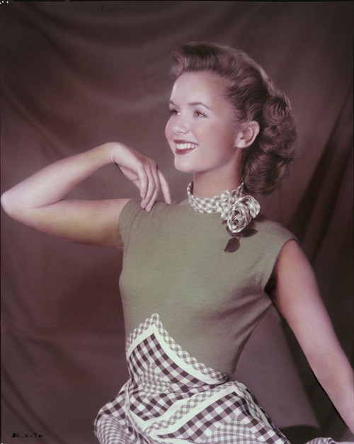 Debbie Reynolds- Green and Plaid Dress Photo Print (8 x 10) - Item # DAP16374