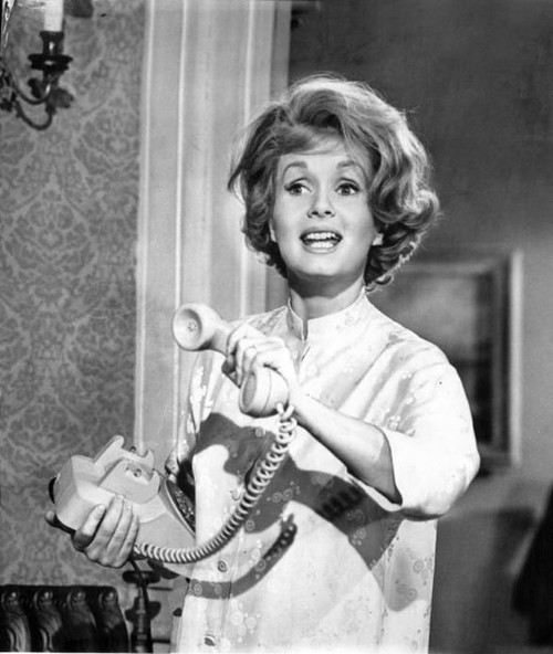 Debbie Reynolds- Holding a telephone  Photo Print (8 x 10) - Item # DAP16461