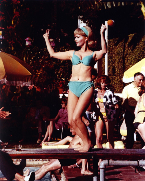 Debbie Reynolds- Light Blue Bikini with headband Photo Print (8 x 10) - Item # DAP16490