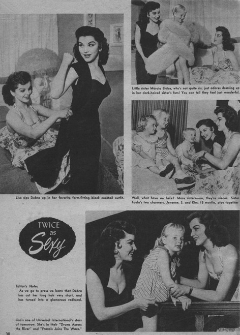 Debra Paget- black and white collage  Photo Print (8 x 10) - Item # DAP16751