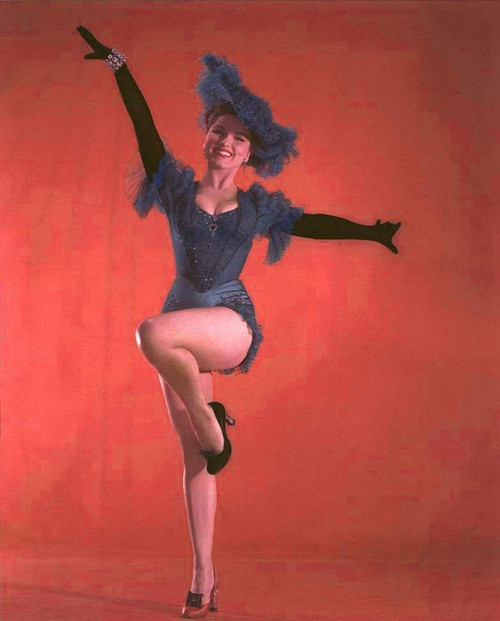 Debra Paget- Dance pose blue dance costume Photo Print (8 x 10) - Item # DAP16750