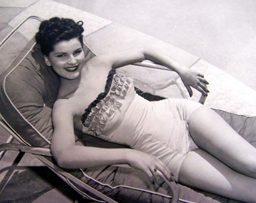 Debra Paget- In a one piece with ruffles Photo Print (10 x 8) - Item # DAP16716