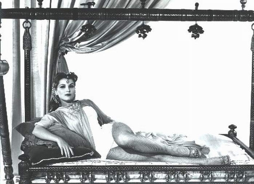 Debra Paget- Lounging on pillows Photo Print (10 x 8) - Item # DAP16675