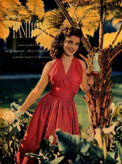 Debra Paget- Red Halter Dress Photo Print (8 x 10) - Item # DAP16611
