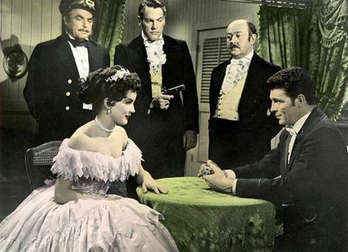 Debra Paget- Sitting down in a pink gown Photo Print (10 x 8) - Item # DAP16672