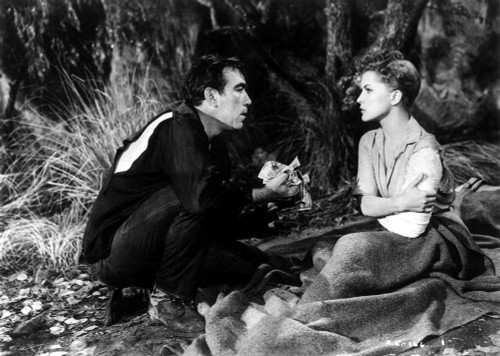 Debra Paget- Sitting on ground with blanket Photo Print (10 x 8) - Item # DAP16576