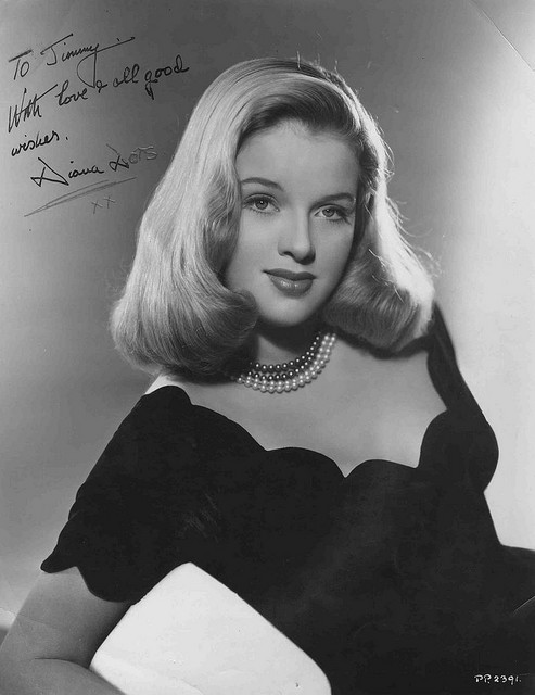 Diana Dors - Young Diana Signed Photo Print (8 x 10) - Item # DAP16841