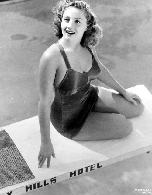 Diana Lewis - Sitting on Hills Hotel Board Photo Print (8 x 10) - Item # DAP16897