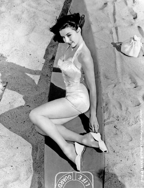Elaine Stewrat - Laying on Surf Board Photo Print (8 x 10) - Item # DAP17604