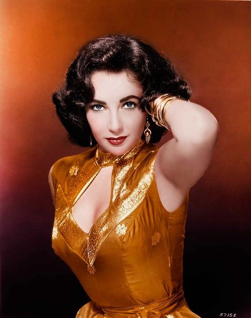 Elizabeth Taylor - Gold Top With Hand in Hair Photo Print (8 x 10) - Item # DAP17711