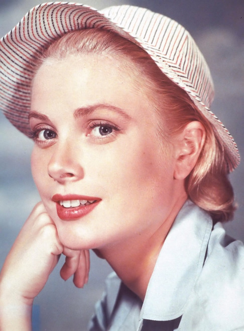 Grace Kelly - Headshot in Hat Photo Print (8 x 10) - Item # DAP18244