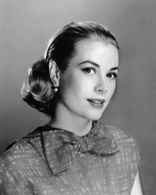 Grace Kelly - Headshot wearing Bowtie Dress Photo Print (8 x 10) - Item # DAP18232