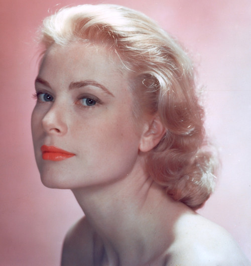 Grace Kelly - Headshot with Pink Background Photo Print (8 x 10) - Item # DAP18265