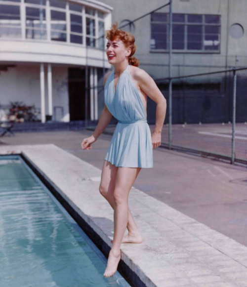 Joan Crawford - Dipping Toe in Pool Photo Print (8 x 10) - Item # DAP18708