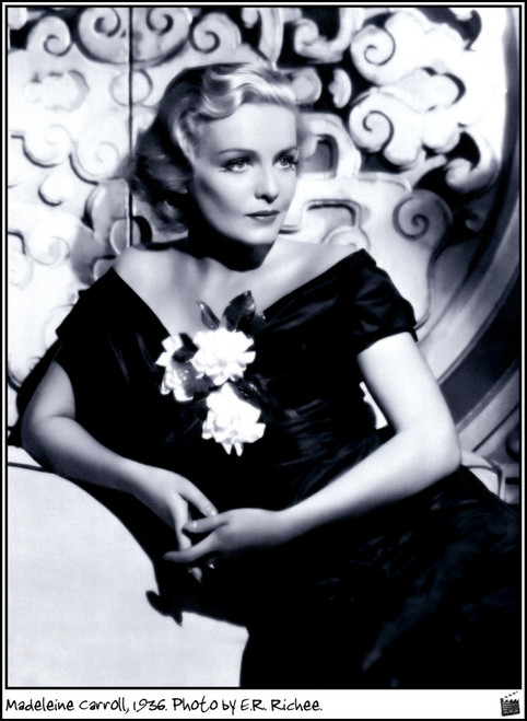 Madeleine Carroll - 1936, Photo by E.R. Richee Photo Print (8 x 10) - Item # DAP18482