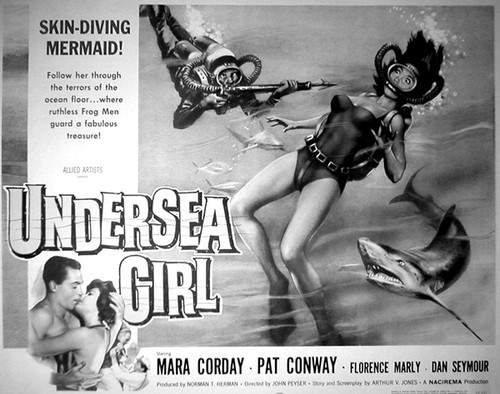 Mara Corday - Undersea Girl Movie Poster Photo Print (10 x 8) - Item # DAP18803