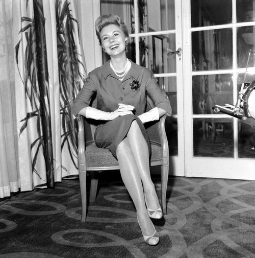 Mitzi Gaynor - Legs Crossed in Chair Photo Print (8 x 10) - Item # DAP19100