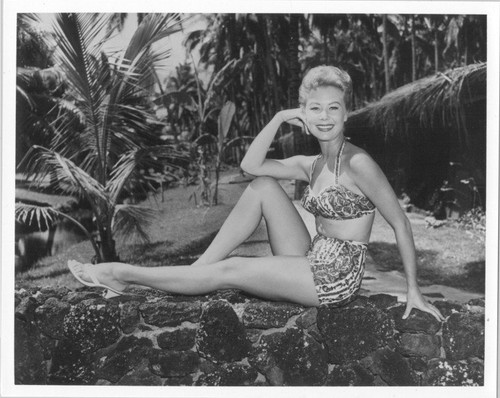 Mitzi Gaynor - Stone Wall Photo Print (10 x 8) - Item # DAP19285