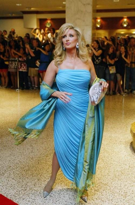 Morgan Fairchild - Light Blue DDress and Shawl Photo Print (8 x 10) - Item # DAP19391
