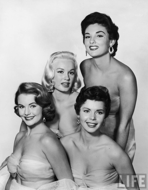 Myrna Hansen - With Other Starlets B/W Photo Print (8 x 10) - Item # DAP19483