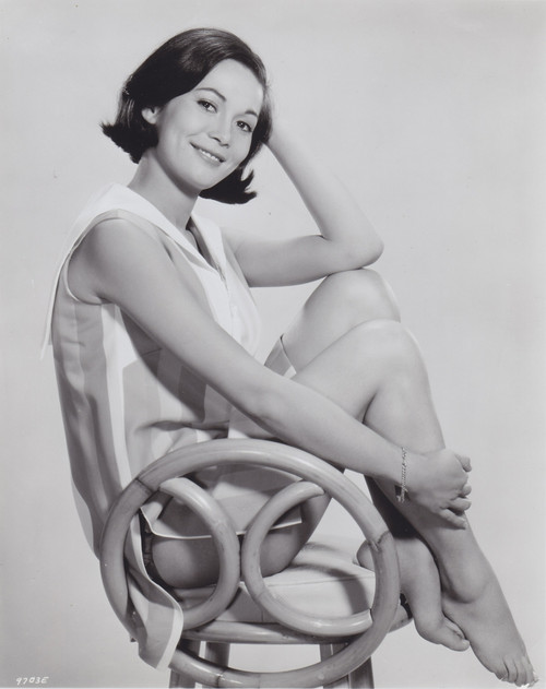 Nancy Kwan - Bamboo Stool Photo Print (8 x 10) - Item # DAP19562