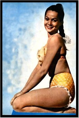 Nancy Kwan - Yellow Bathing Suit Photo Print (8 x 10) - Item # DAP19610