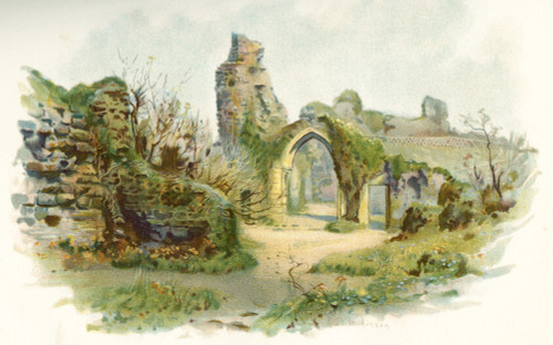 Hastings Castle, Hastings, East Sussex, England. A 19th Century Impression. From Cassell's History Of England, Published C.1901 Poster Print by Ken Welsh / Design Pics - Item # VARDPI12279955