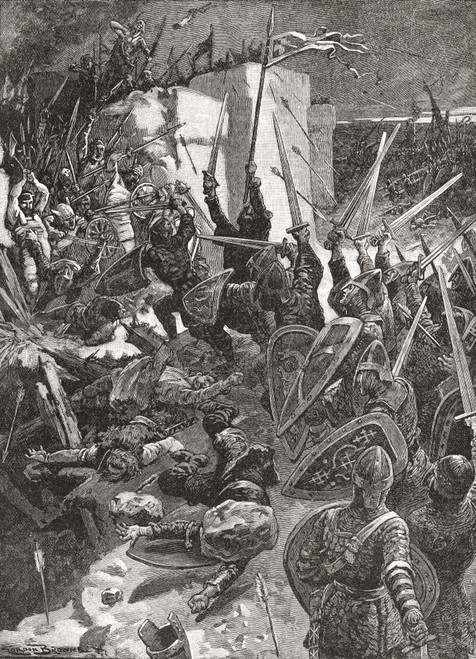 The Siege Of Waterford, Ireland, 1649_æ_1650, During The Cromwellian Conquest Of Ireland. From Cassell's History Of England, Published C.1901 Poster Print by Ken Welsh / Design Pics - Item # VARDPI12279969