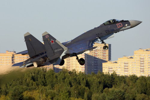 Su-35S jet fighter of the Russian Air Force. Poster Print by Artem Alexandrovich/Stocktrek Images - Item # VARPSTANK100197M