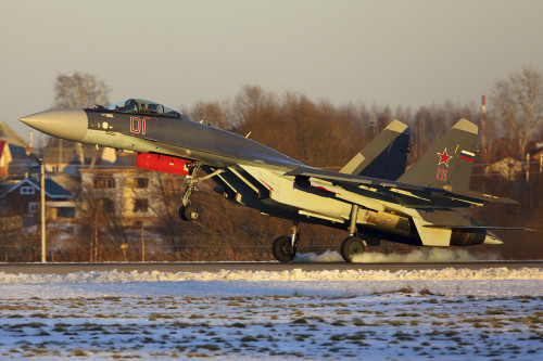 Su-35S jet fighter of Russian Air Force with landing, Zhukovsky, Russia. Poster Print by Artem Alexandrovich/Stocktrek I - Item # VARPSTANK100306M