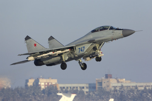 MiG-35 jet fighter of Russian Air Force taking off. Poster Print by Artem Alexandrovich/Stocktrek Images - Item # VARPSTANK100333M MiG-35 jet fighter of Russian Air Force taking off. Poster Print by Artem Alexandrovich/Stocktrek Images - Item # VARPSTANK100333M