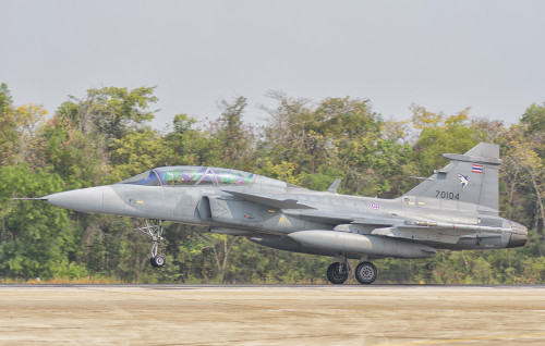 Royal Thai Air Force Saab Jas-39 Gripen. Poster Print by Giovanni Colla/Stocktrek Images - Item # VARPSTGCA100883M