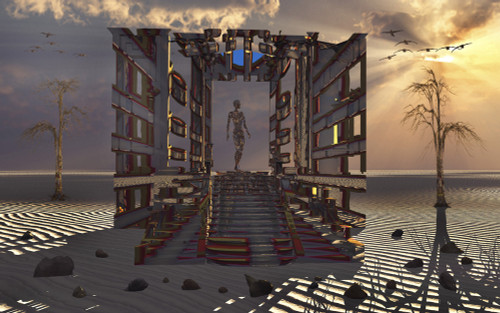 An ancient highly advanced doorway to the universe. Poster Print by Mark Stevenson/Stocktrek Images - Item # VARPSTMAS200253S