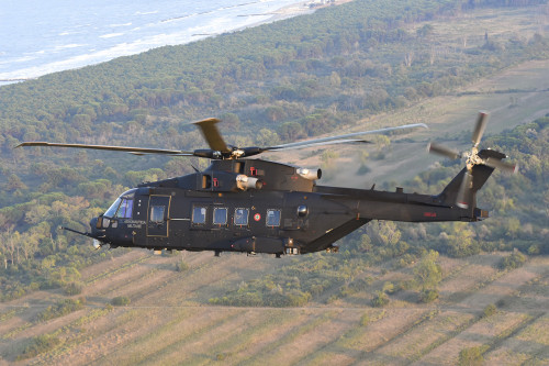 HH-101A Caesar Combat-SAR helicopter of the Italian Air Force. Poster Print by Riccardo Niccoli/Stocktrek Images (17 x 1 - Item # VARPSTRCN100426M