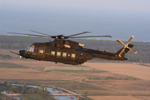 HH-101A Caesar Combat-SAR helicopter of the Italian Air Force. Poster Print by Riccardo Niccoli/Stocktrek Images (17 x 1 - Item # VARPSTRCN100427M