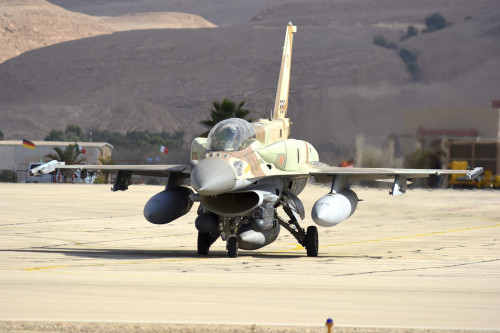 Israeli Air Force F-16I Sufa taxiing at Ovda Air Base, Israel. Poster Print by Riccardo Niccoli/Stocktrek Images (17 x 1 - Item # VARPSTRCN100469M