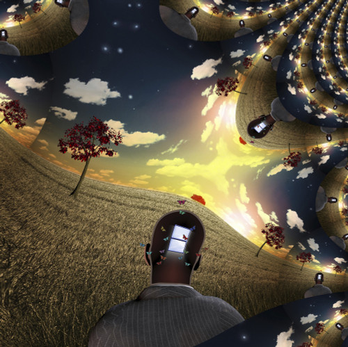 A Human Mind Abstract Composition Poster Print by Bruce Rolff/Stocktrek Images - Item # VARPSTRFF200197S