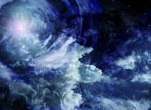 Deep Space Shining Light and Clouds Poster Print by Bruce Rolff/Stocktrek Images - Item # VARPSTRFF200276S