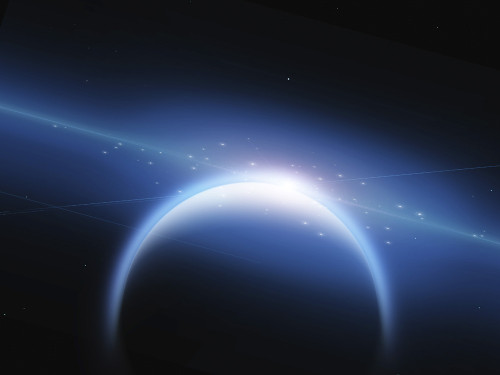 Planet with nebulos filaments Poster Print by Bruce Rolff/Stocktrek Images - Item # VARPSTRFF200280S