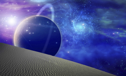 Cosmic Desert Landscape Poster Print by Bruce Rolff/Stocktrek Images - Item # VARPSTRFF200289S