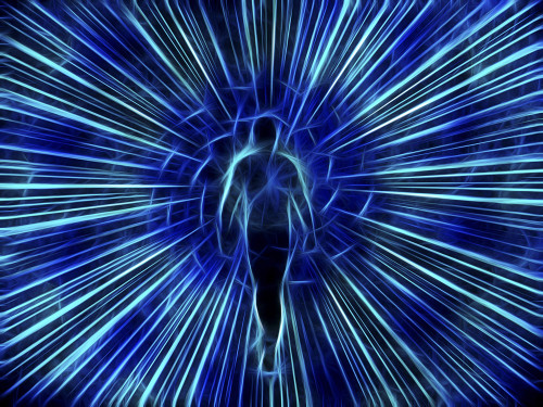 Figure emerges from light Poster Print by Bruce Rolff/Stocktrek Images - Item # VARPSTRFF200408S