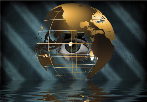 Eye peers through Earth. Poster Print by Bruce Rolff/Stocktrek Images - Item # VARPSTRFF200428S