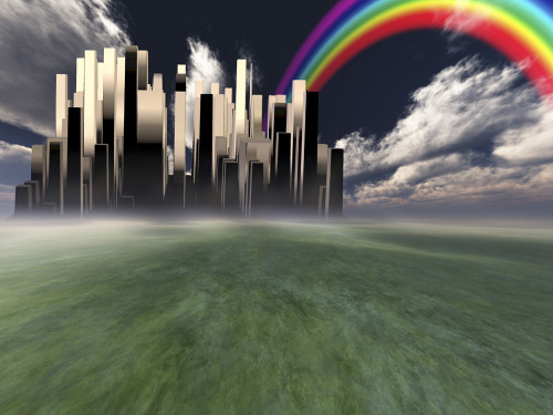 Heavenly City Hovers in Sky Poster Print by Bruce Rolff/Stocktrek Images - Item # VARPSTRFF200432S