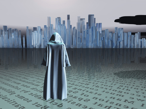 Traveler before the great city Poster Print by Bruce Rolff/Stocktrek Images - Item # VARPSTRFF200643S